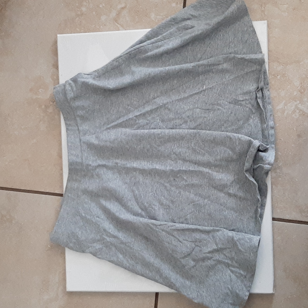 Gray, Skater, Mini Skirt